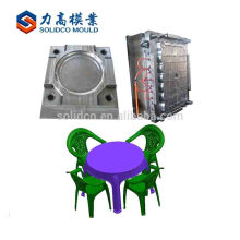 Kid Table And Chair Mould Professional Make Green Plastic Outdoor Table And Chair Mould